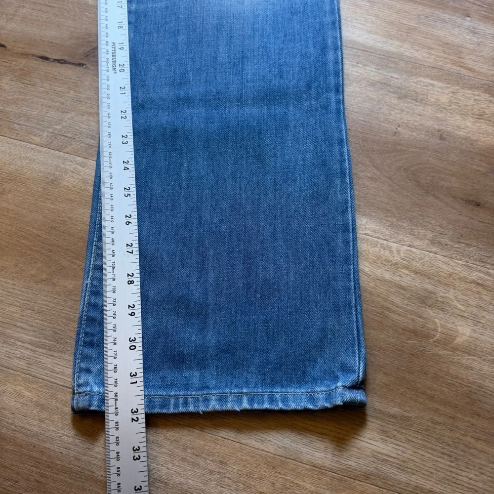 Diesel Roxe Jeans Mens 29x32 Blue Relaxed Straight Leg Light Wash Made in Italy‎